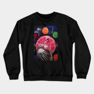 Wolf Painting Crewneck Sweatshirt